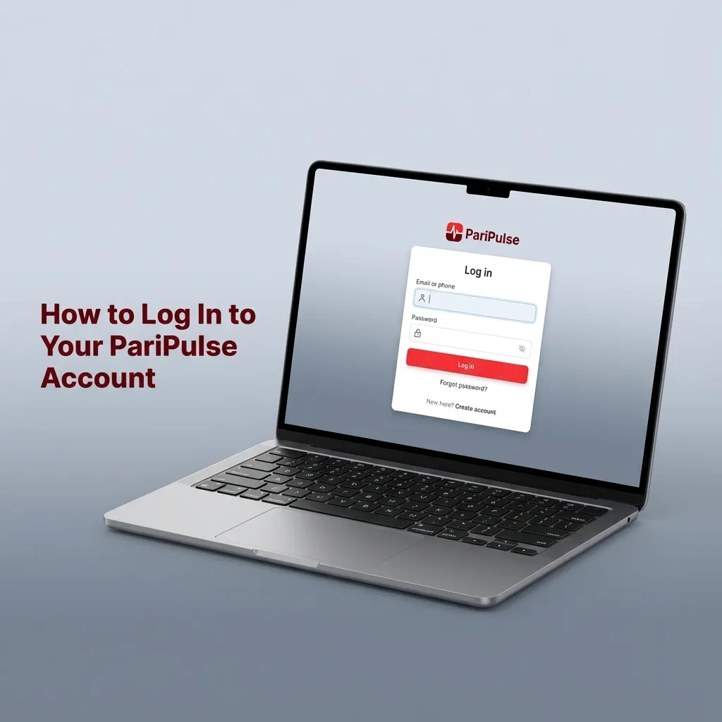 Illustration of a user logging into their PariPulse betting account on desktop and mobile devices