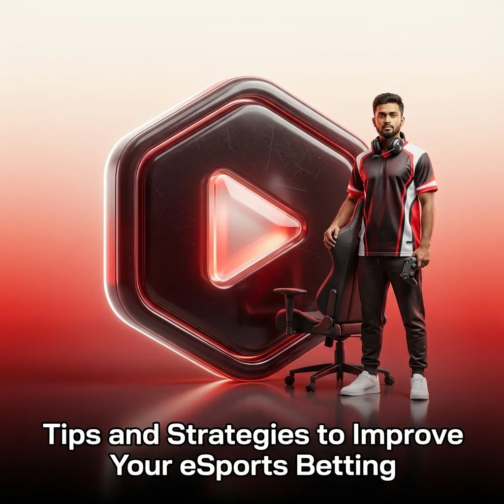 Illustrated esports bettor at desk reviewing stats, odds, and bankroll tips for smarter, disciplined betting decisions