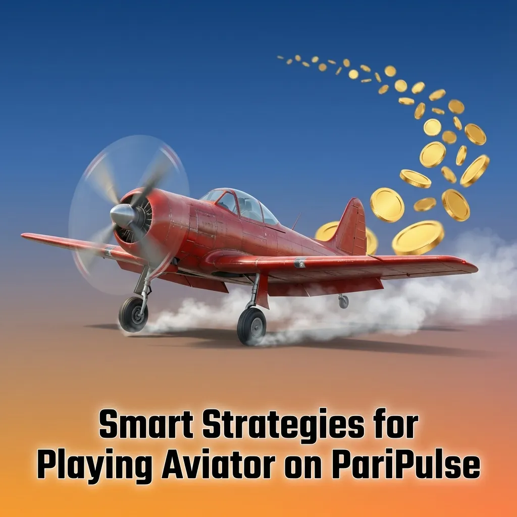 Illustration of Aviator game on PariPulse with tips on small bets, early cash-out, budgets, two-bet play, and breaks