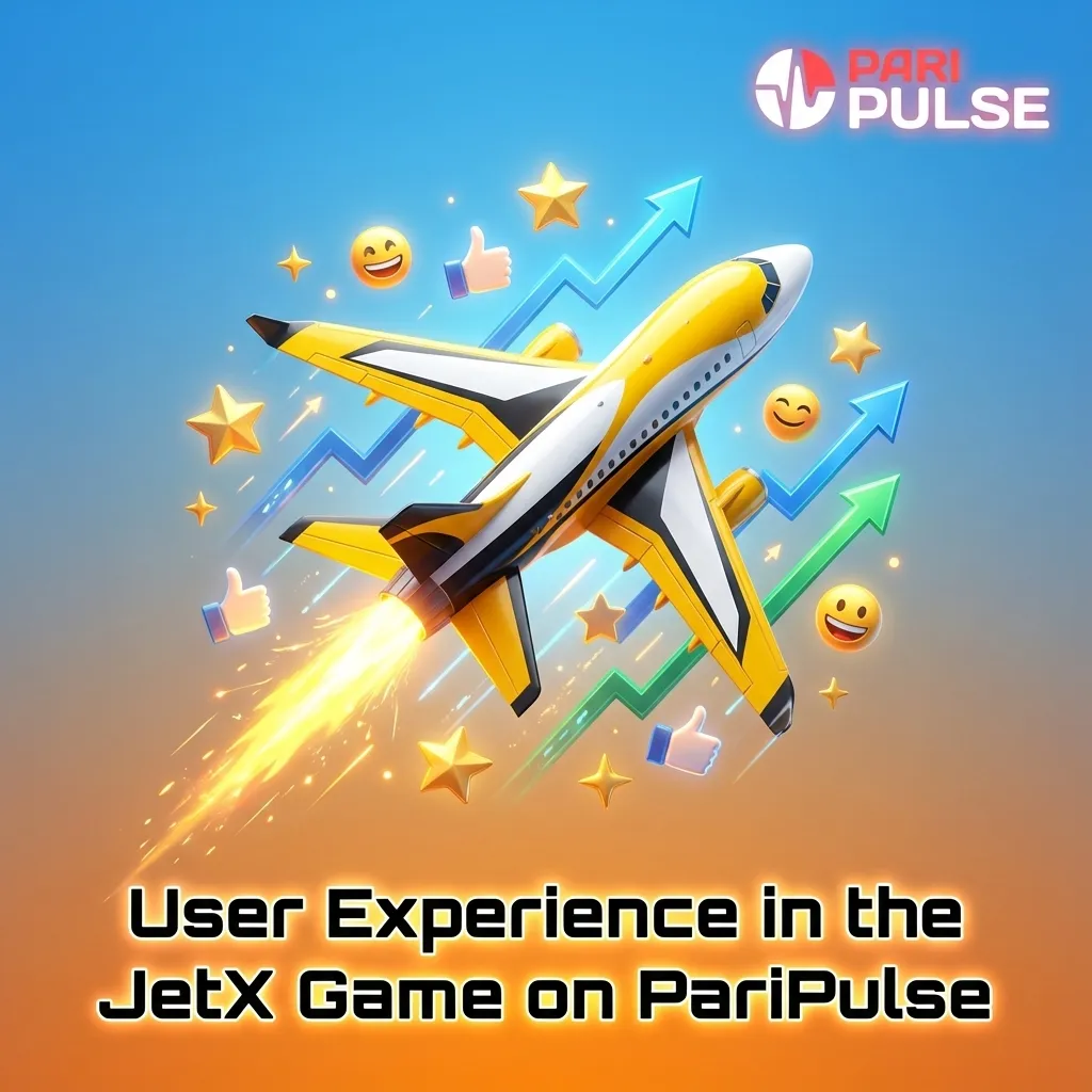 JetX game interface on PariPulse showing rising multiplier, plane animation, bet panel, cash out buttons, and history chart