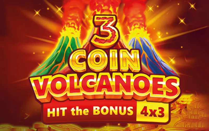 Paripulse offers 3 Coin Volcanoes, a hot slot adventure with rewards.