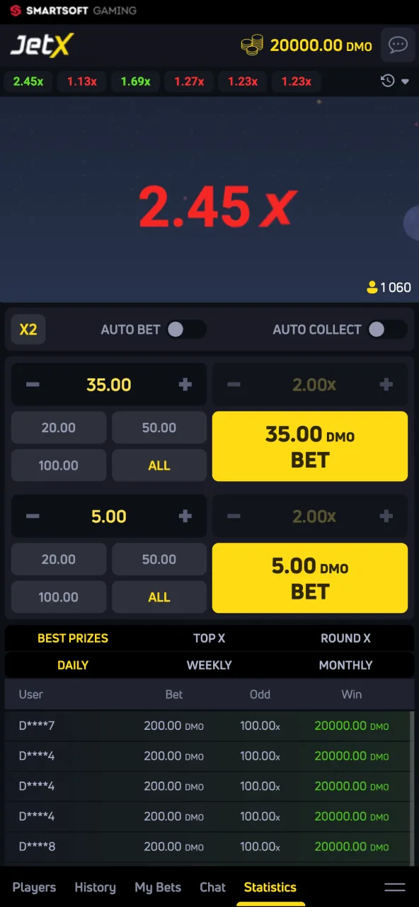 Final JetX crash game moment visible in Paripulse interface.