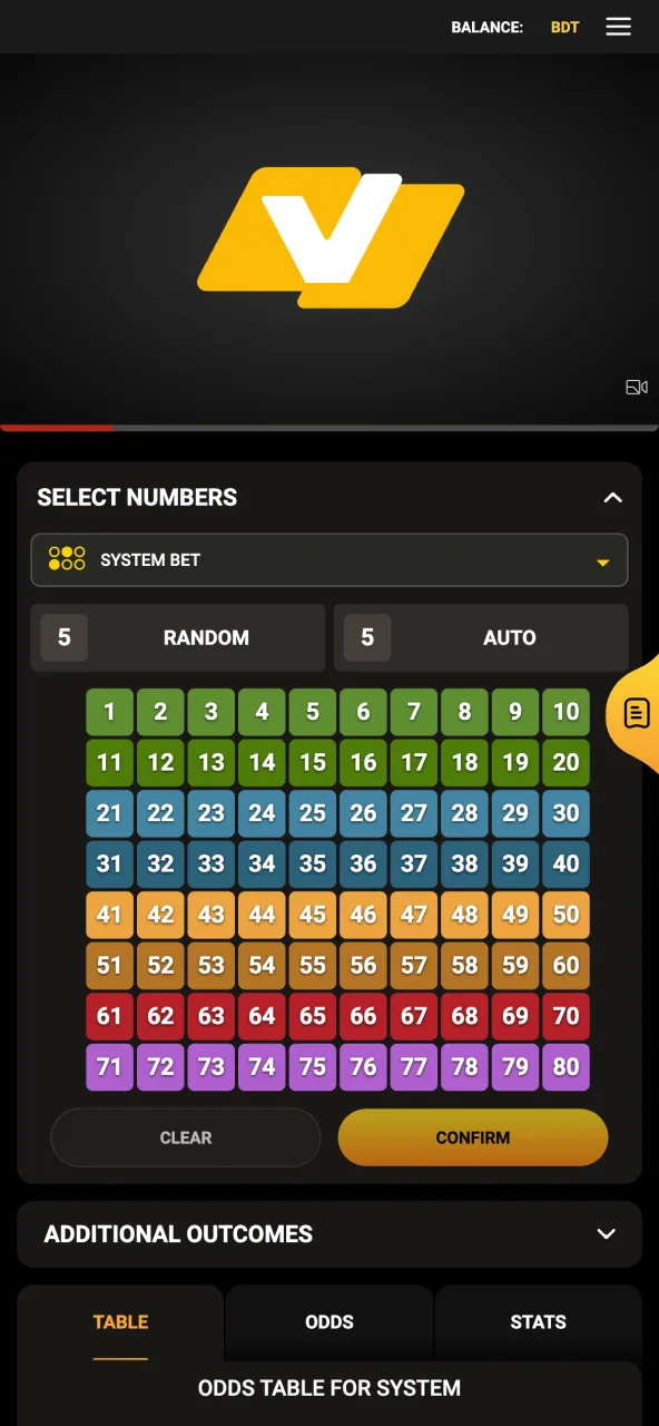 Click a Paripulse game to load the stream and place your first bet.
