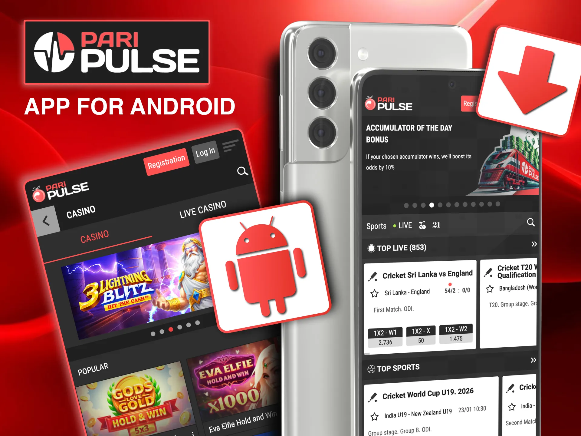 Install the Paripulse app on Android by downloading the APK file.