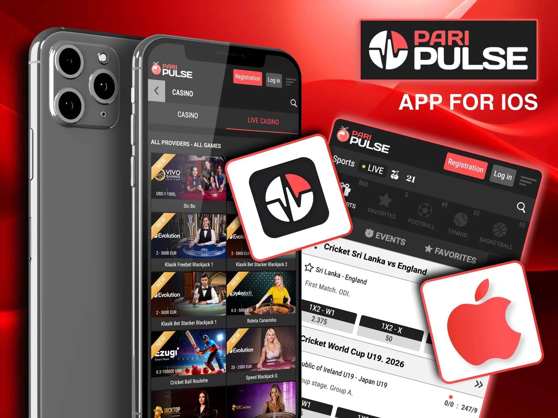 To get the Paripulse app on iOS, use Safari and add it to your home screen.