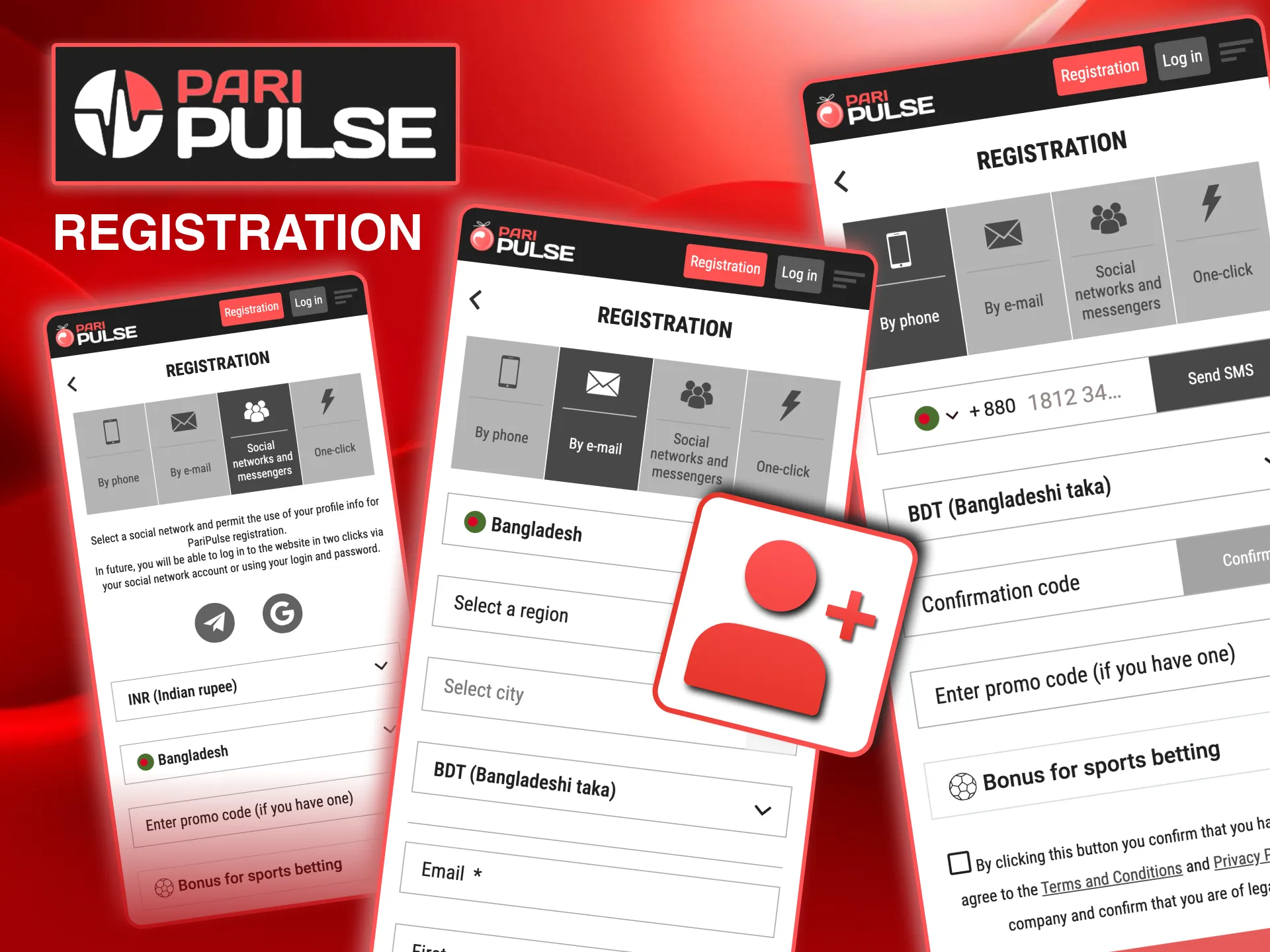 Registration on Paripulse in Bangladesh is quick and easy with simple steps.