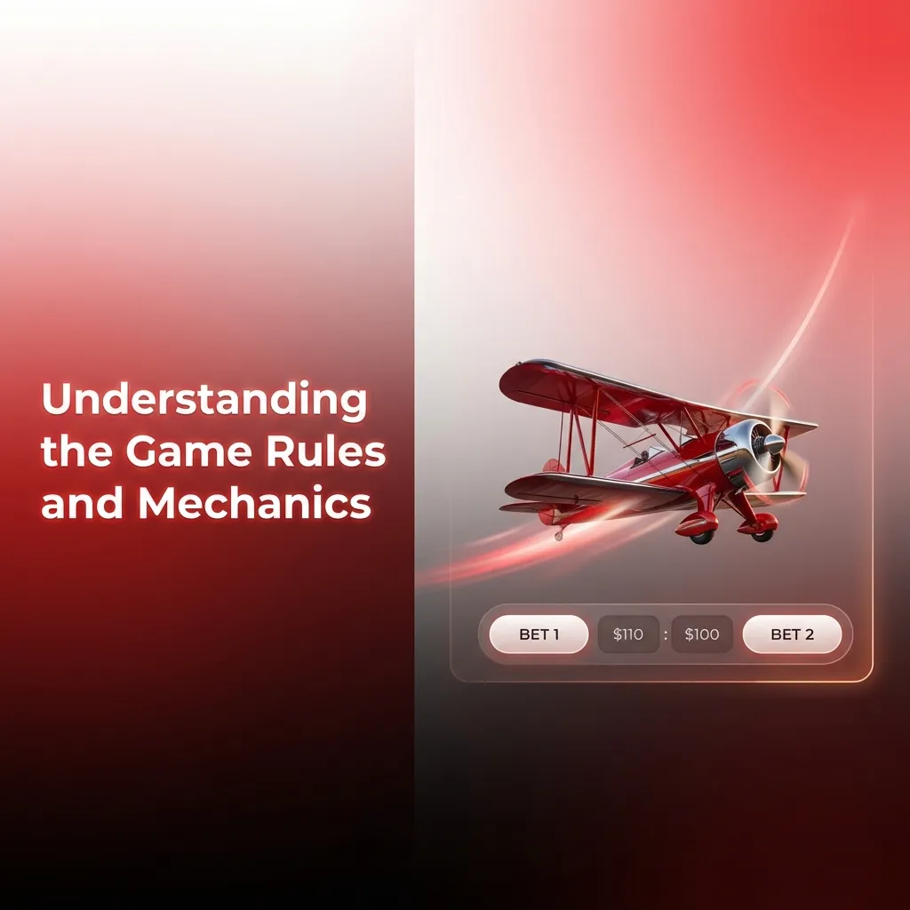 Plane ascending with increasing multiplier display showing game mechanics and cash-out interface for betting gameplay