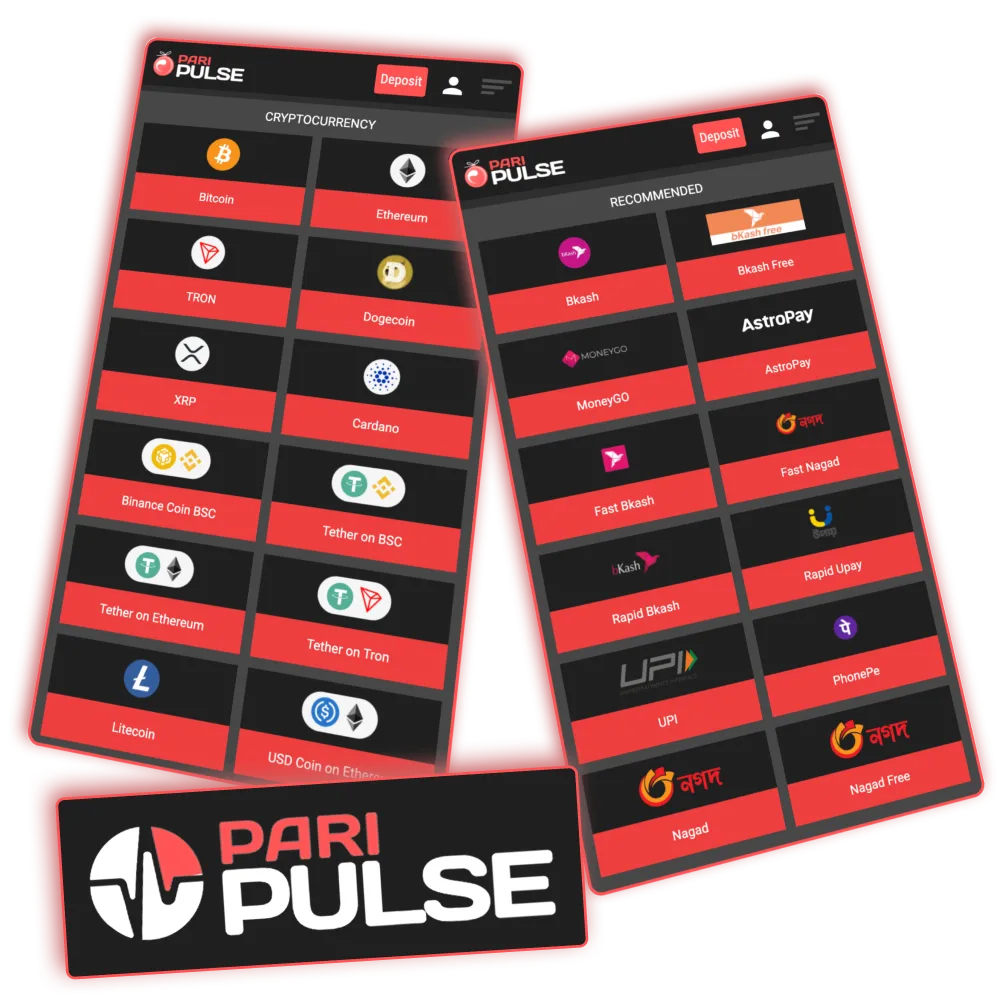 Paripulse offers secure withdrawals and deposits with trusted local methods.