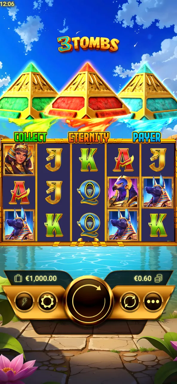 Paripulse slot game screen showing coin value and paylines adjustment options.