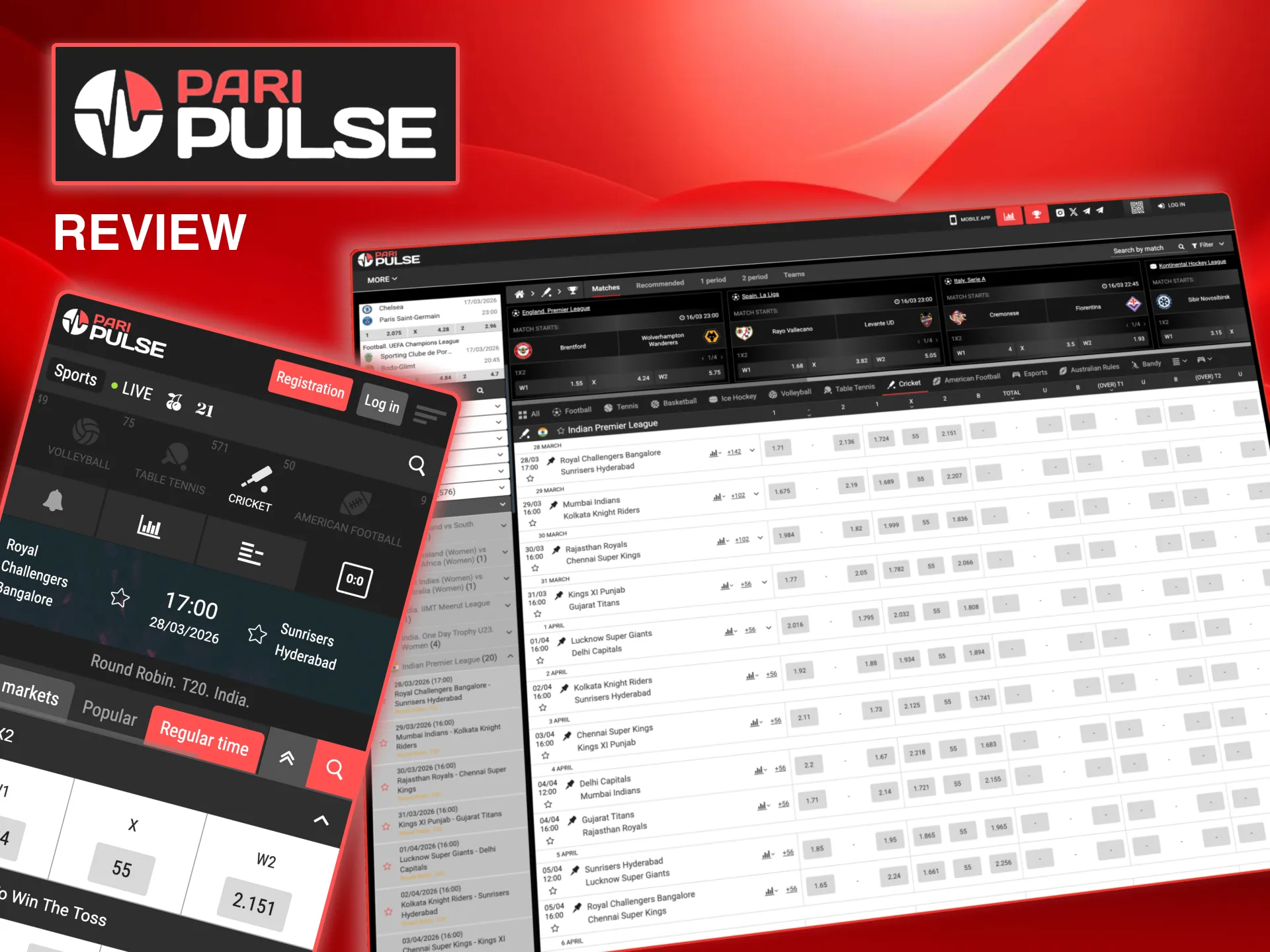 Paripulse IPL overview with format, playoffs and global betting markets.