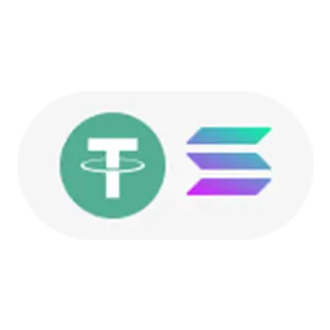 USDT Solana logo.